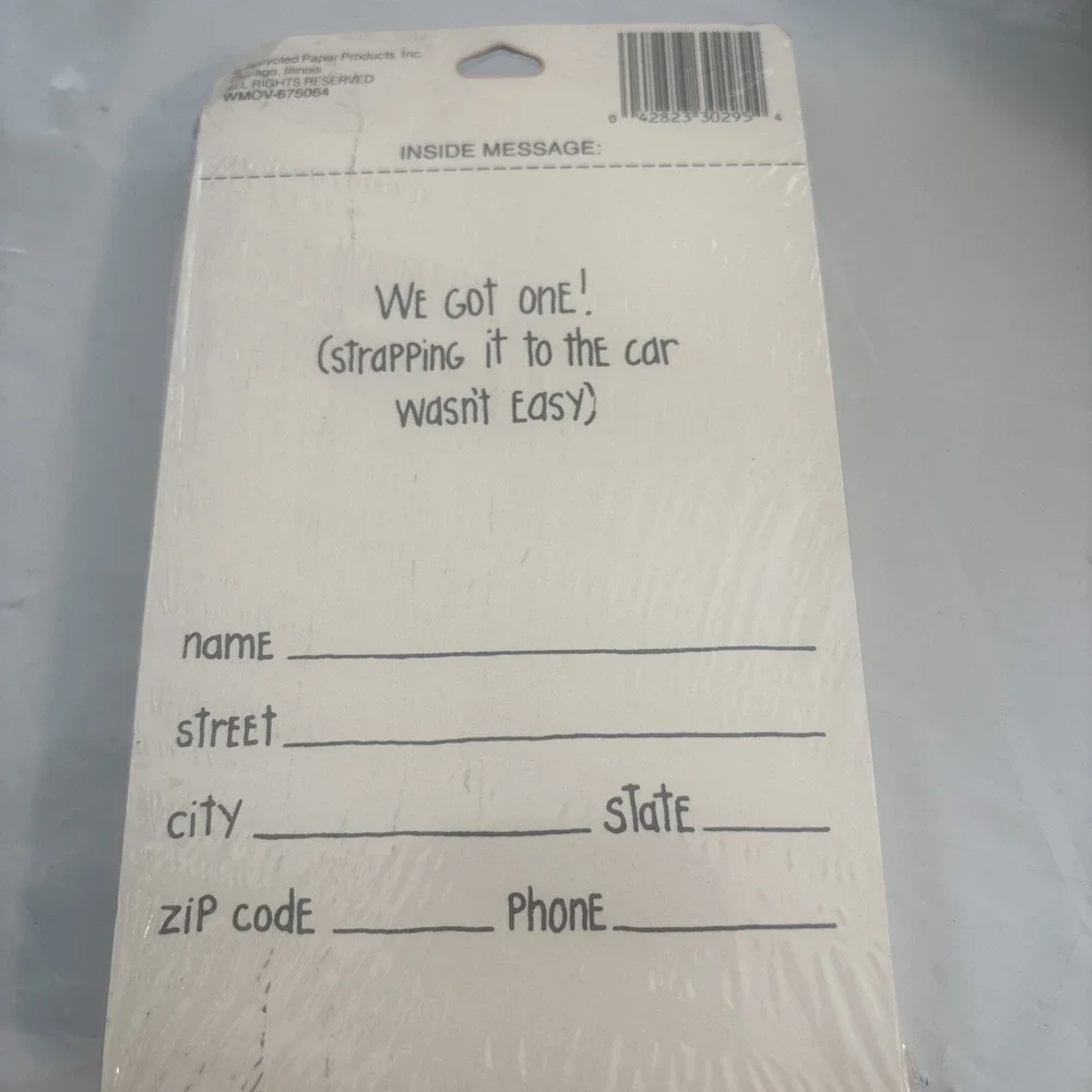 Vintage Moving Notice Cards